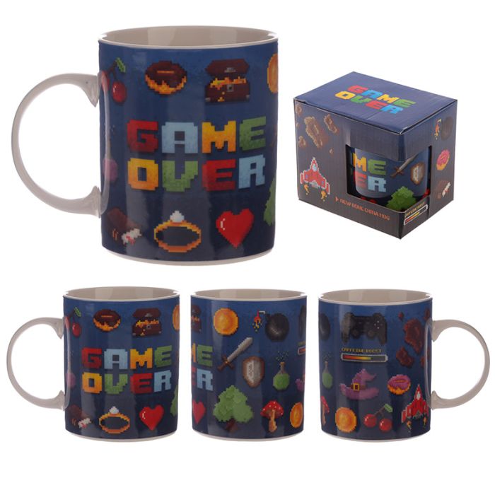 Game Over Tasse aus Porzellan