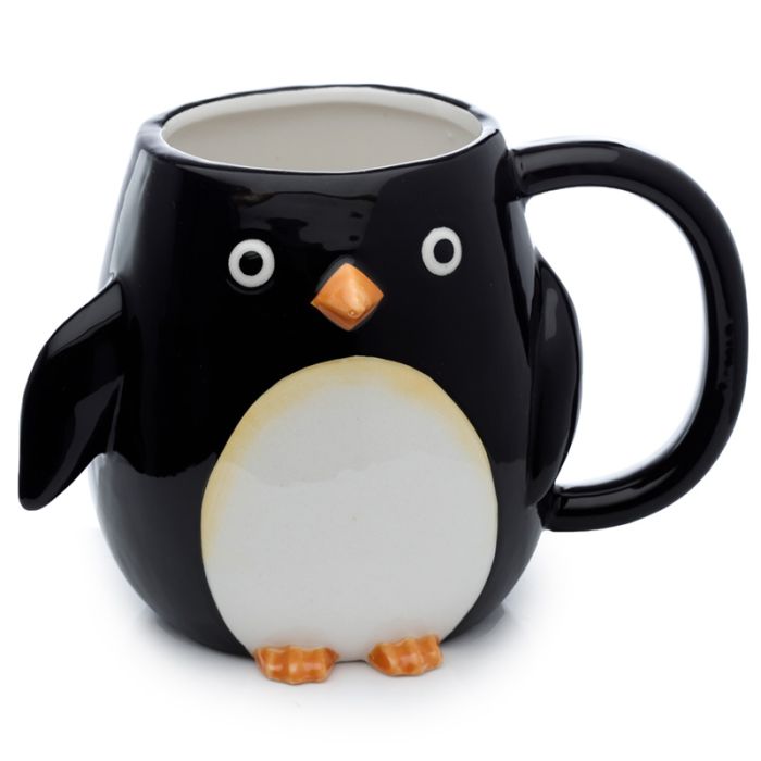 Huddle Pinguin geformter Henkel Tasse  