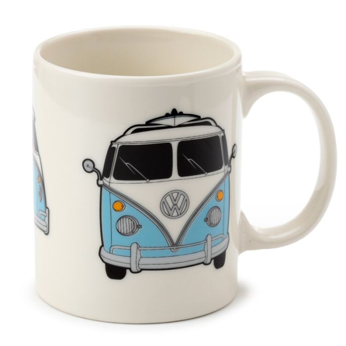 Volkswagen VW Bulli T1 Camper Bus Surf Begins Tasse aus Porzellan