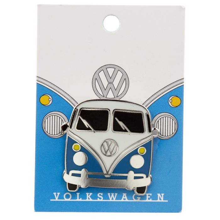 Volkswagen VW T1 Bulli Blaue Emaille Pin