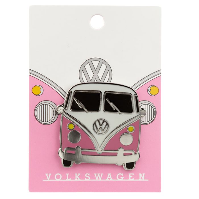 Volkswagen VW T1 Bulli Pinke Emaille Pin