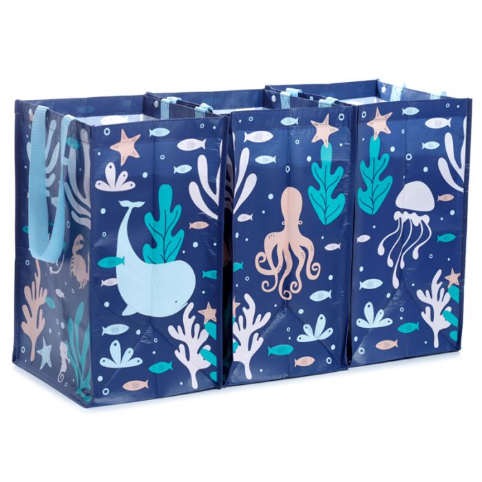 Öko Fisch Recycling-Taschen  RPET 3er-Set 