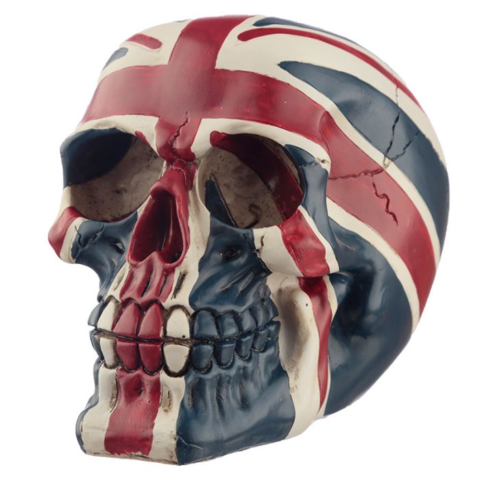 Grauenhafte Britische Flagge Totenkopf Dekoration