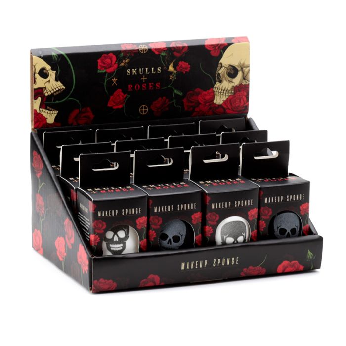 Skulls and Roses Make-Up Blender Schwamm