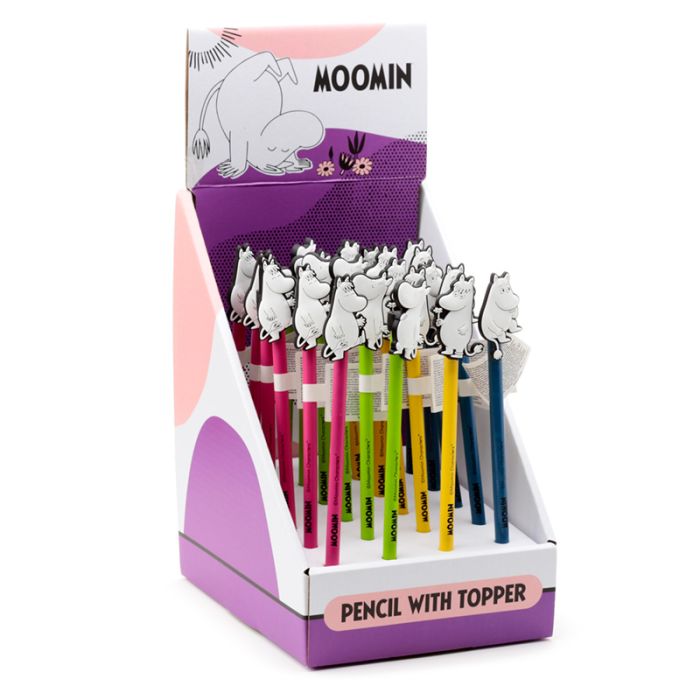 Mumin Bleistift mit PVC Topper