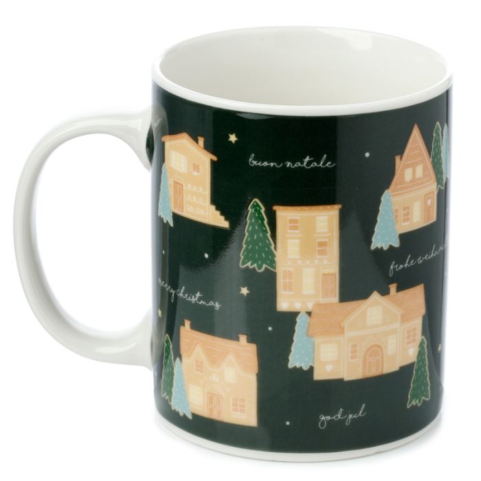 Gingerbread Lane Weihnachten Lebkuchenhäuser Tasse aus Porzellan