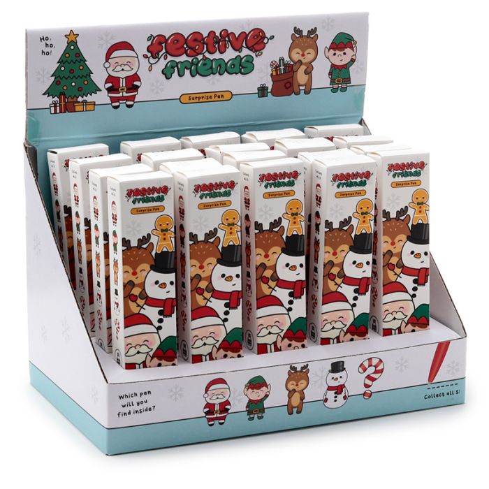 Weihnachten Festive Friends Meerestiere Überraschung Stift Kuli