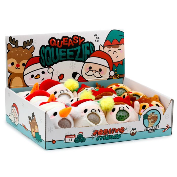 Queasy Squeezies Festive Friends Weihnachten Plüsch Quetschtiere Spielzeug