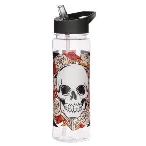 Skulls & Roses britische Flagge Wasserflasche 550ml