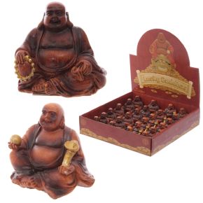 Holzeffekt Mini Glücksbuddha Holzeffekt Mini Glücksbuddha