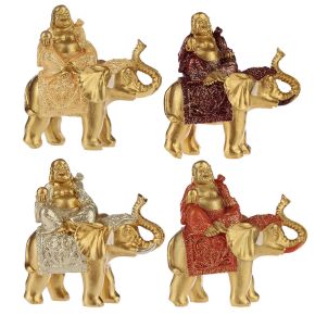 Glitter Buddha sitzt auf einem Elefant Schlüsselanhänger Glitter Buddha sitzt auf einem Elefant Schlüsselanhänger