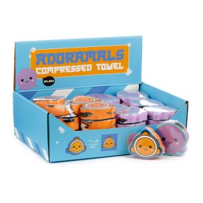 Adoramals Meeresleben komprimiertes Reisehandtuch Waschlappen