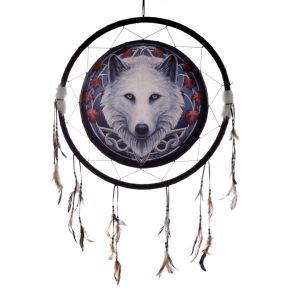 Lisa Parker Beschützer der Herbste Wolf Traumfänger 60cm
