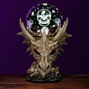 Drachen Totenkopf LED Metalllische Kugel Drachen Totenkopf LED Metalllische Kugel