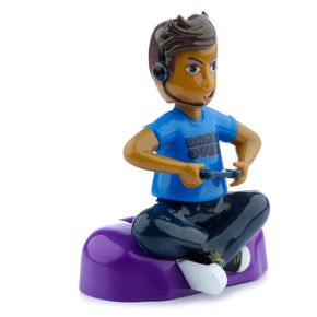 Gamer Spieler Solar Pal Wackelfigur