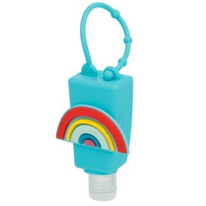 Regenbogen Handreinigungsgel mit Silikonhülle 29ml