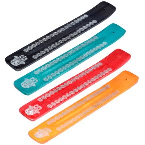 Mangoholz Hand der Fatima Einlegearbeit Räucherstäbchenhalter