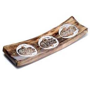 Mangoholz Räucherbrenner - Hand Fatima