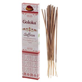 Goloka Masala Safran Räucherstäbchen Goloka Masala Safran Räucherstäbchen