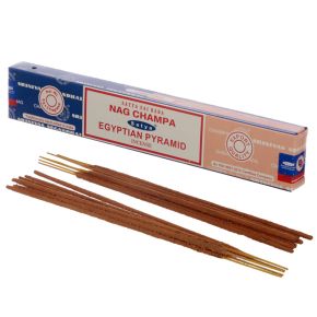 01314 Satya Nag Champa & Die ägyptische Pyramide Räucherstäbchen