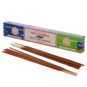 01335 Satya Nag Champa & Würziges Patschuli Räucherstäbchen 01335 Satya Nag Champa & Würziges Patschuli Räucherstäbchen