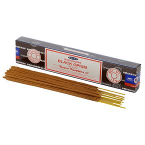01347 Satya Schwarzes Opium Nag Champa Räucherstäbchen 01347 Satya Schwarzes Opium Nag Champa Räucherstäbchen