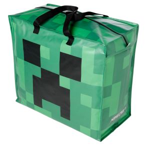 Minecraft Creeper Aufbewahrungstasche mit Reißverschluss