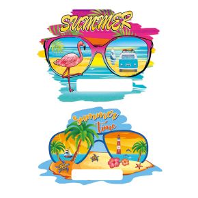 An der Küste 3D Souvenir-Magnet Sommerzeit-Sonnenbrille An der Küste 3D Souvenir-Magnet Sommerzeit-Sonnenbrille