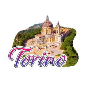 An der Küste 3D Souvenir-Magnet Torino Superga An der Küste 3D Souvenir-Magnet Torino Superga