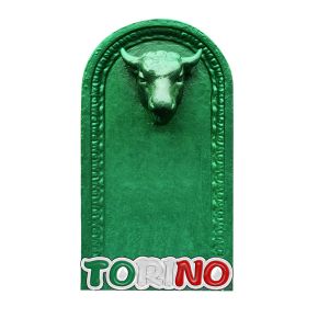 An der Küste 3D Souvenir-Magnet Torino Fontäne Turet An der Küste 3D Souvenir-Magnet Torino Fontäne Turet