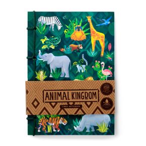 Animal Kingdom Tierwelt Steinpapier A5 liniertes Notizbuch