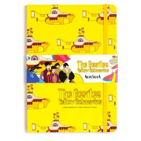 The Beatles Yellow Submarine liniertes A5-Notizbuch aus Recyclingpapier The Beatles Yellow Submarine liniertes A5-Notizbuch aus Recyclingpapier