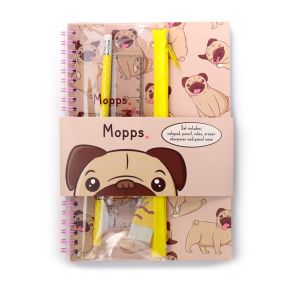 Mopps der Mops Hund 6er Set Schreibwaren Mopps der Mops Hund 6er Set Schreibwaren