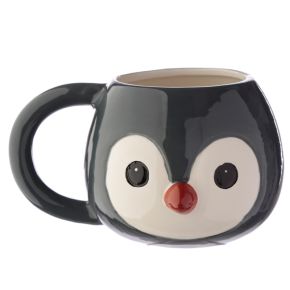 Adoramals Pinguin geformte Tasse aus Dolomit-Keramik
