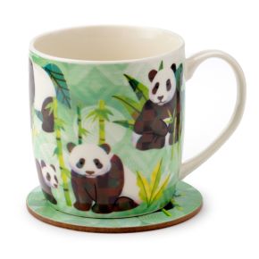 Panda Kingdom Panda Tasse & Untersetzer Set Panda Kingdom Panda Tasse & Untersetzer Set