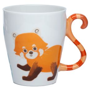Roter Panda Zooniverse geformter Henkel Tasse aus Porzellan Roter Panda Zooniverse geformter Henkel Tasse aus Porzellan