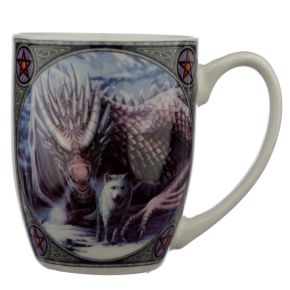 Lisa Parker Gemeinschaft Wolf und Drachen Tasse aus Porzellan