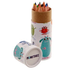 Monstarz Monster Design Bleistifttopf mit Farbstiften Monstarz Monster Design Bleistifttopf mit Farbstiften