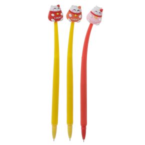Maneki Neko Glückskatze Kugelschreiber Kuli Maneki Neko Glückskatze Kugelschreiber Kuli