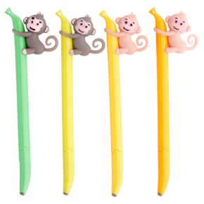 Affe Banane Kugelschreiber Kuli