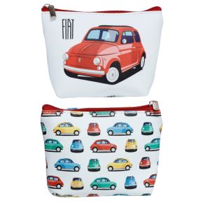 Fiat 500 Retro PVC Portemonnaie