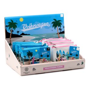 Volkswagen Bulli VW T1 Waves PVC Portemonnaie Volkswagen Bulli VW T1 Waves PVC Portemonnaie