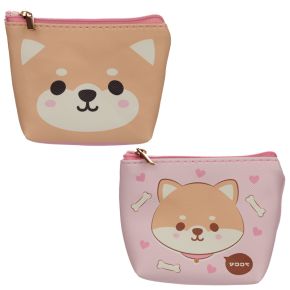 Adoramals Shiba Inu Hund PVC Portemonnaie Adoramals Shiba Inu Hund PVC Portemonnaie