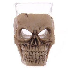 Gruseliger Totenkopf mini Schnapsglas