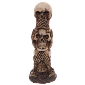 Nichts Böses Sehen Hören Sagen Totenkopf Totem Deko