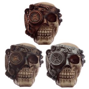 Steampunk Totenkopf Deko