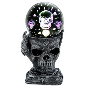 Silber Totenkopf LED metallische Kugel Silber Totenkopf LED metallische Kugel