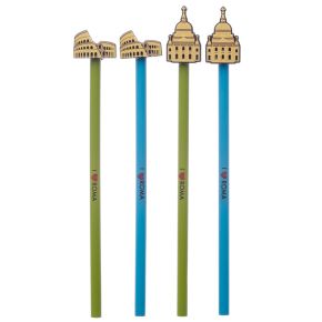 I Heart Roma Bleistift mit PVC Topper I Heart Roma Bleistift mit PVC Topper