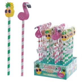 Flamingo und Ananas Tropical Bleistift mit Radiergummi Flamingo und Ananas Tropical Bleistift mit Radiergummi