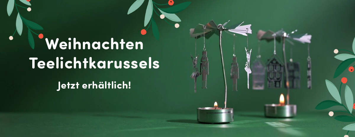 Weihnachten Teelichtkarussells